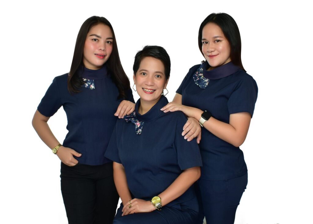 SALES TEAM: Dianne, sales specialist; Arlene, branch manager; and Alexa, sales specialist